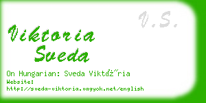 viktoria sveda business card